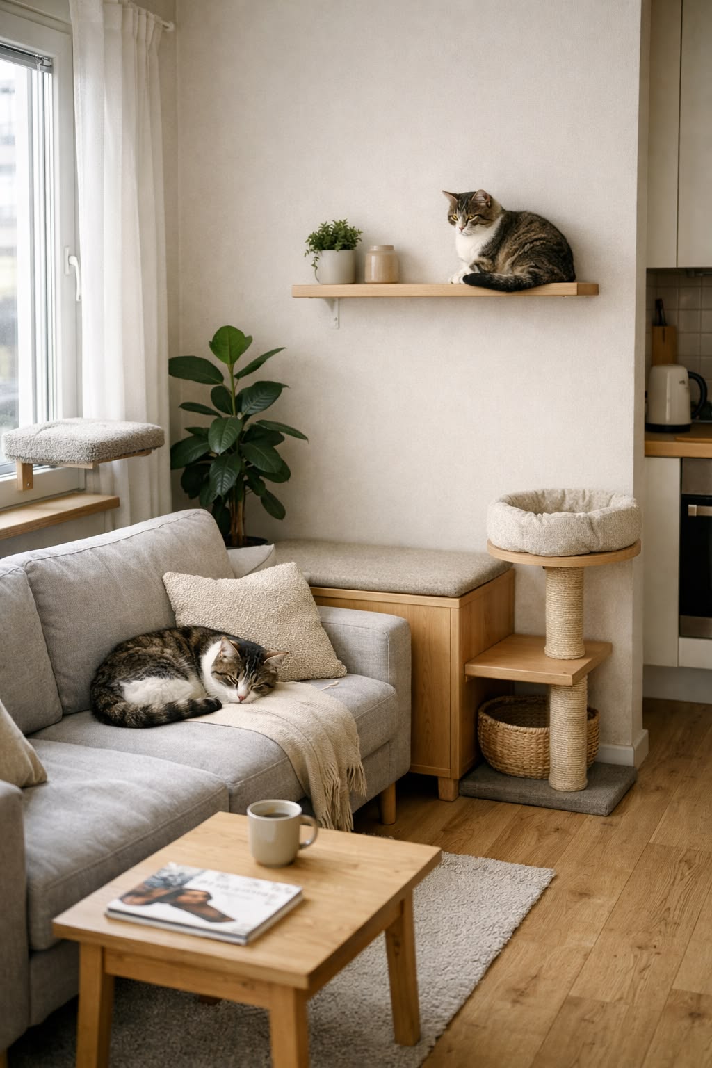 Comment aménager un coin frais pour votre chat à la maison