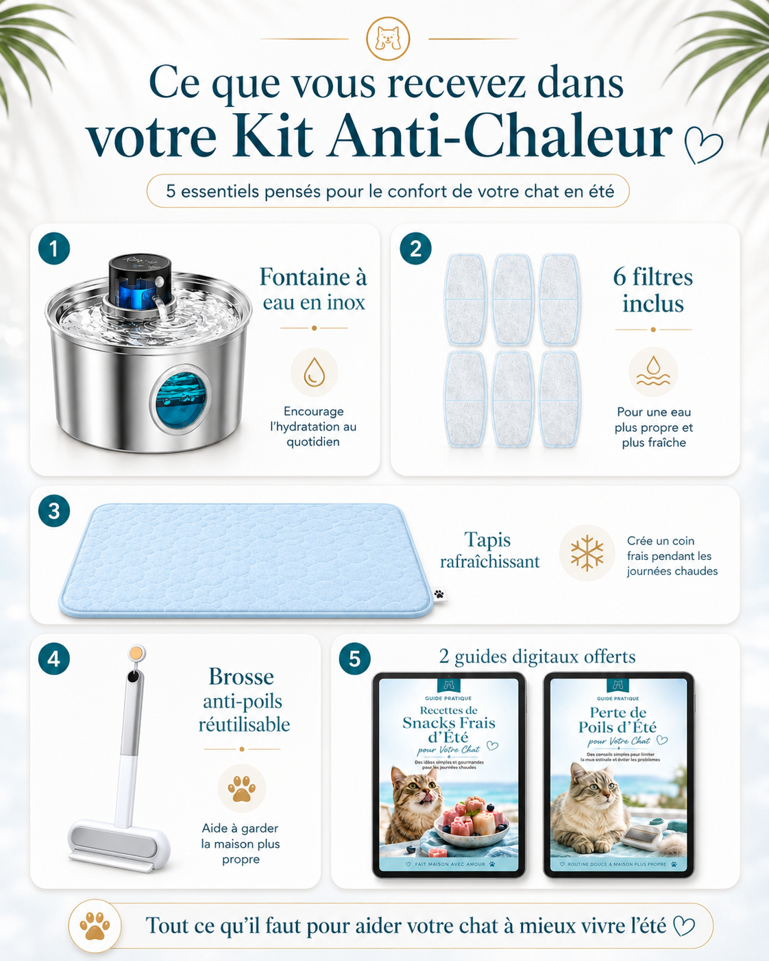 KIT ANTI-CHALEUR | J'AIME MES POILUS®